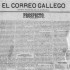 Páxina de El Correo Gallego de 1878