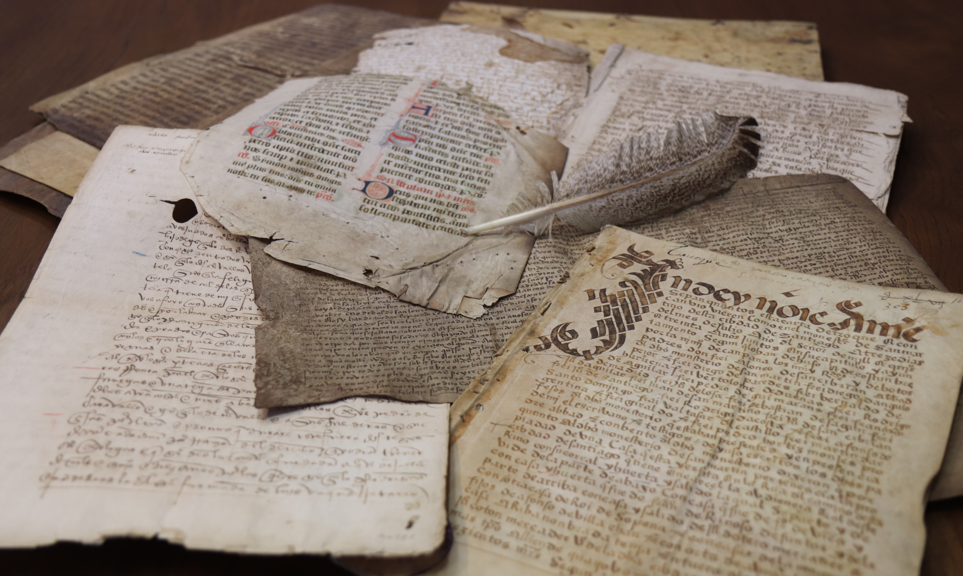 Imaxe do obradoiro Que é un scriptorium medieval?